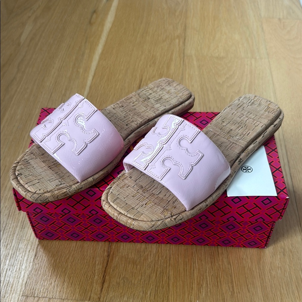Tory Burch Pink Minimalist Sandals